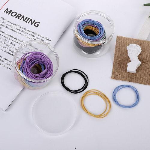 成人塑料圈扎头绳视频,塑料圈头绳教程，打造时尚发型