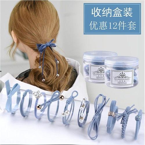 成人塑料圈扎头绳视频,塑料圈头绳教程，打造时尚发型