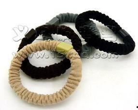 成人塑料圈扎头绳视频,塑料圈头绳教程，打造时尚发型