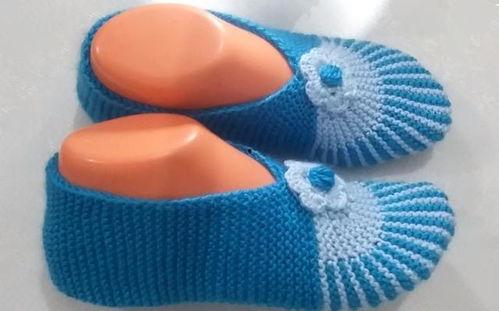 成人毛线鞋编织法视频  第3张